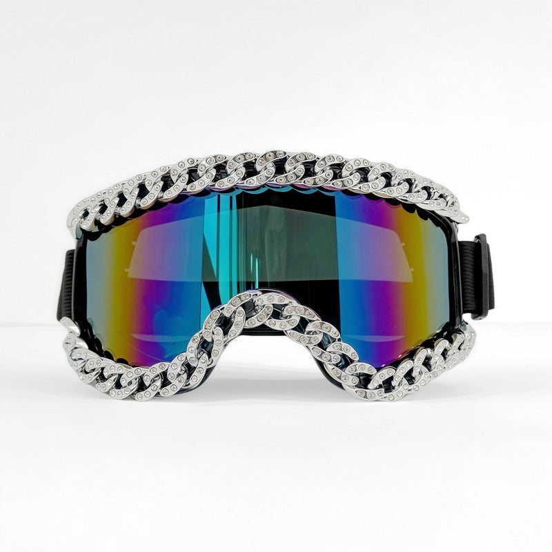 Trendy punk glasses cycling goggles windproof