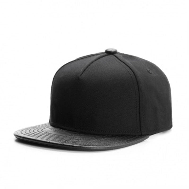 Trendy flat brimmed snapback hatspure blank blank light board