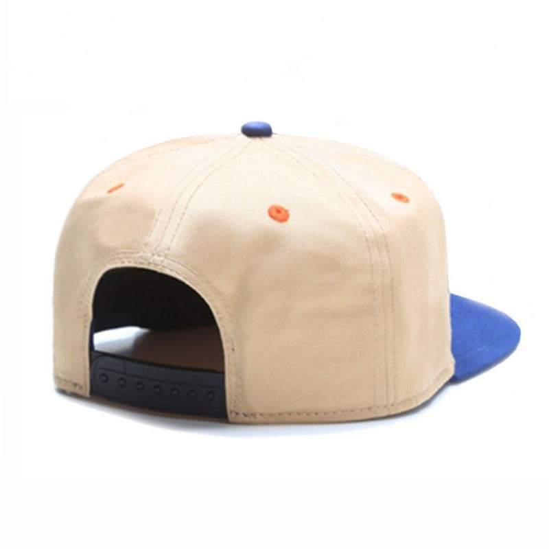 Trendy flat brimmed snapback hatshawaii cap sunshade breathable
