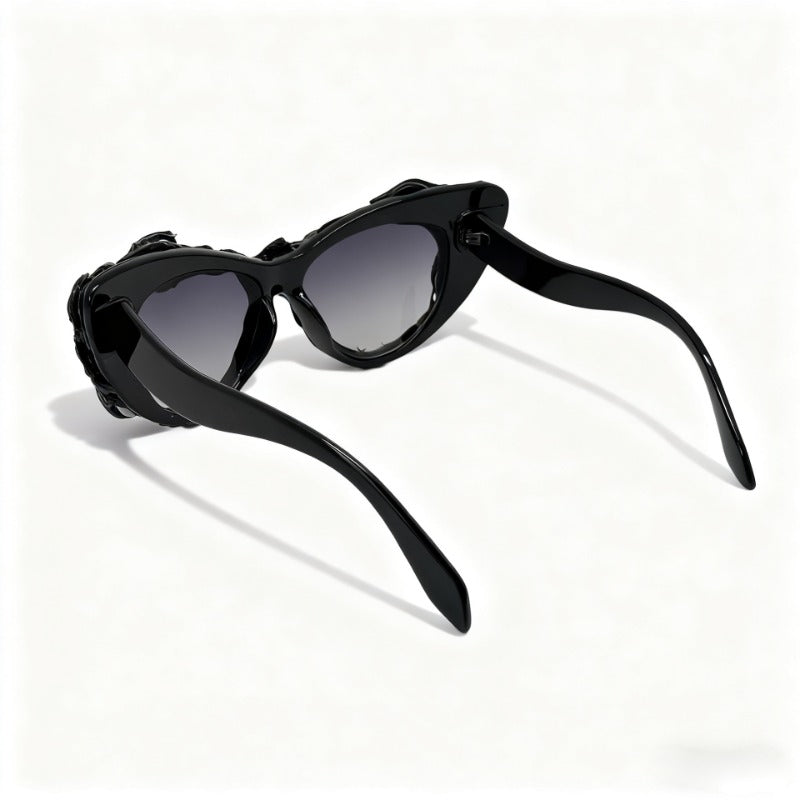 Trendy punk glasses devil eyes halloween gothic style