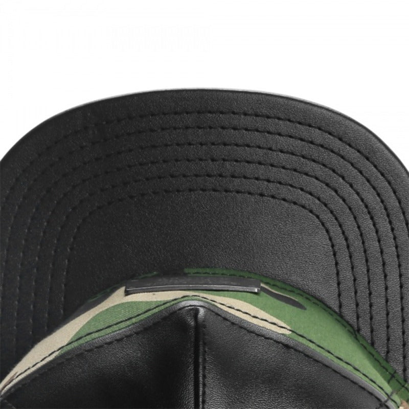 Trendy flat brimmed snapback hatsshade