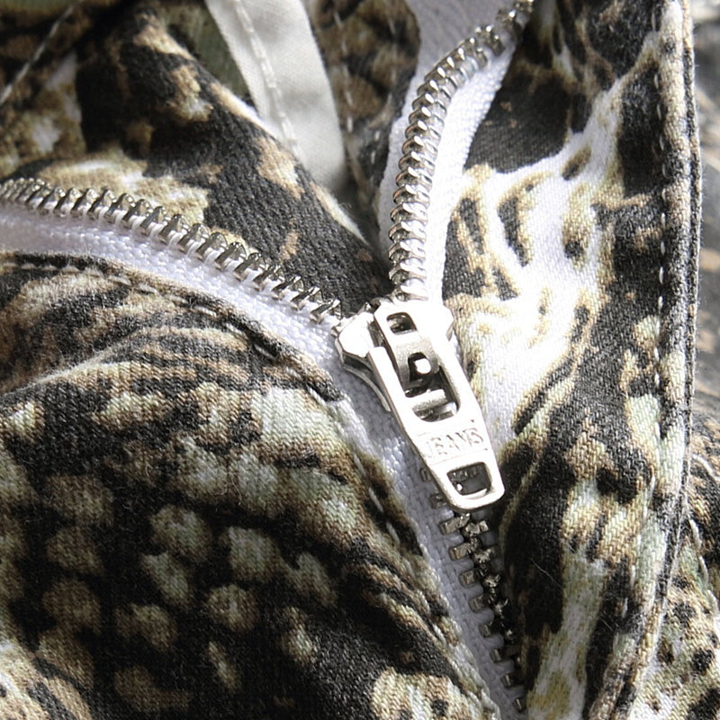 Mens Fashion Jeans Wrinkled snake pattern 583# Pure cotton high quality