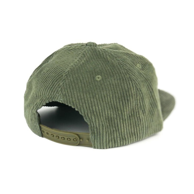 Trendy flat brimmed snapback hatscorduroy heattech breathable
