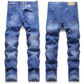 Mens Fashion Jeans Chain embroidery S8261# Pure cotton high quality