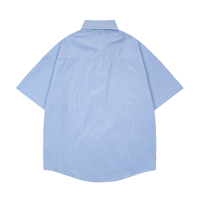Unisex vintage T-shirt Polo shirt with a stand-up collar