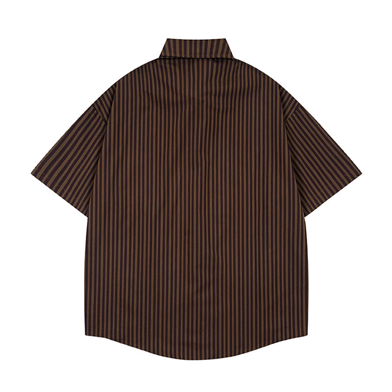 Unisex vintage T-shirt Polo shirt with a stand-up collar