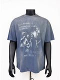 Vintage style washed summer wear T shirt 260G pure cotton high-quality streetwear