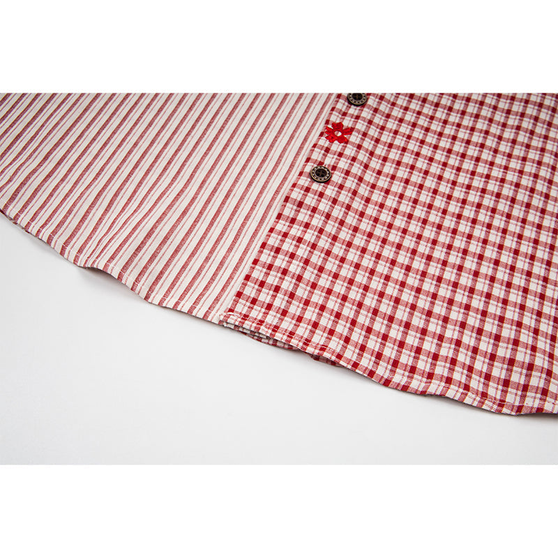 Unisex vintage T-shirt Polo shirt with a stand-up collar