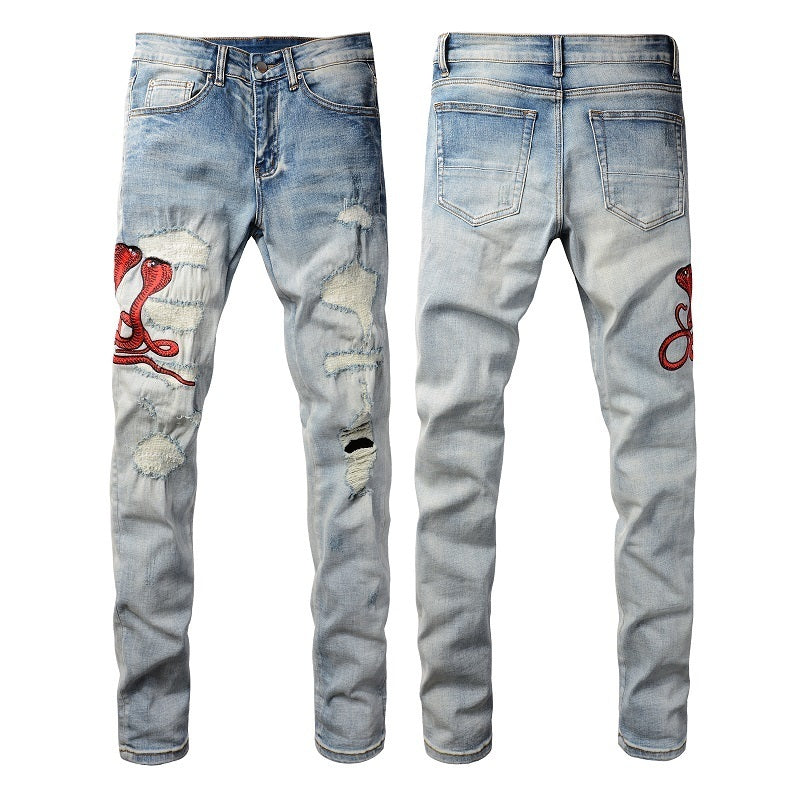 Men Trendy Jeans Pure cotton high quality