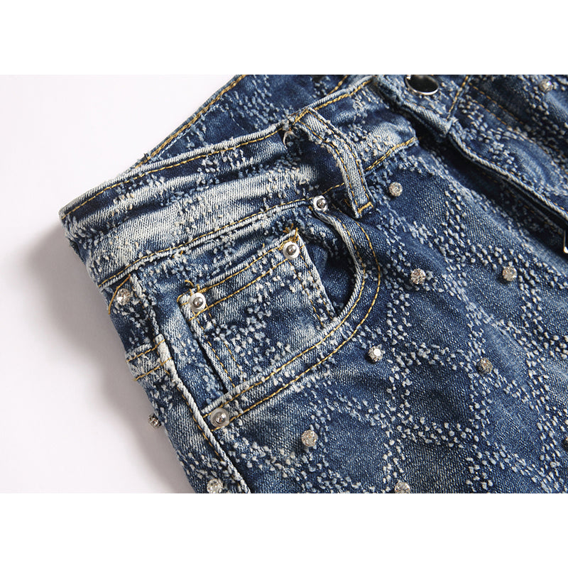 AMIRI Jeans High-quality distressed pure cotton