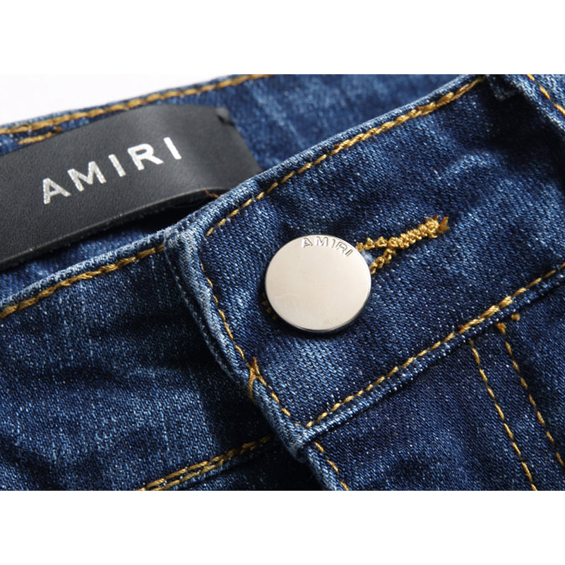 AMIRI Jeans High-quality distressed pure cotton
