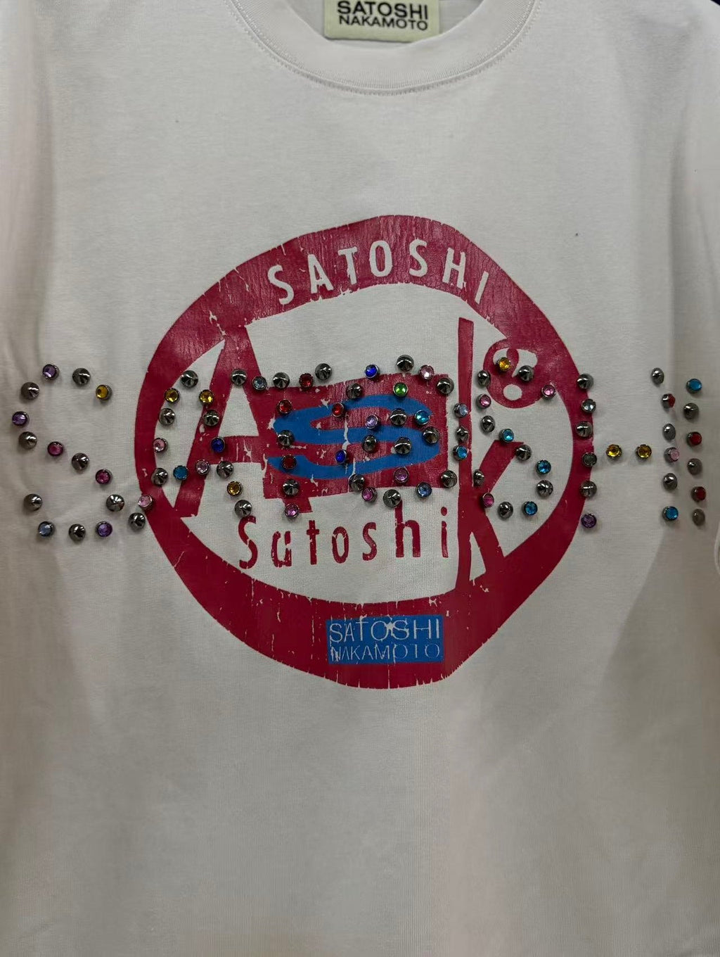 Satoshi Nakamoto t shirt High-quality heavyweight streetwear with a vintage, distressed aesthetic.
