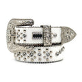 Hip-hop punk rhinestone belt punk style