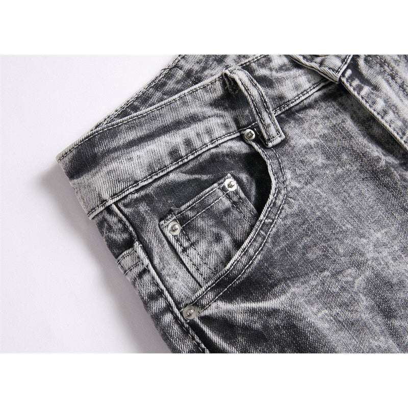 AMIRI Jeans High-quality distressed pure cotton