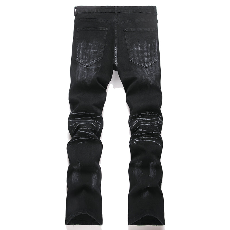 Mens Fashion Jeans Star Rhinestones S3972# Pure cotton high quality