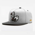 Trendy flat brimmed snapback hatscartoon