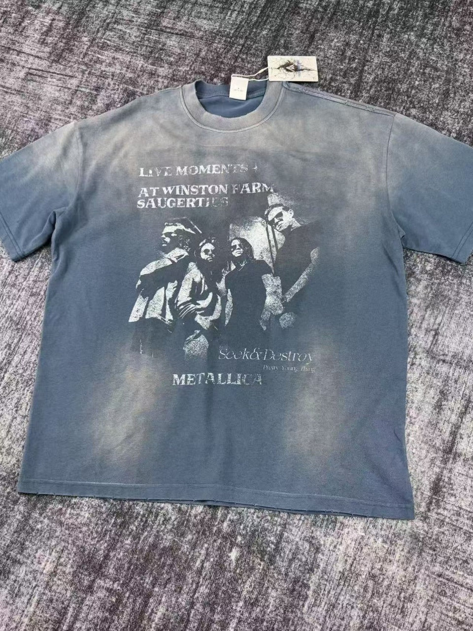 Vintage style washed summer wear T shirt 260G pure cotton high-quality streetwear
