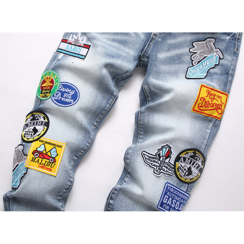 AMIRI Jeans High-quality distressed pure cotton
