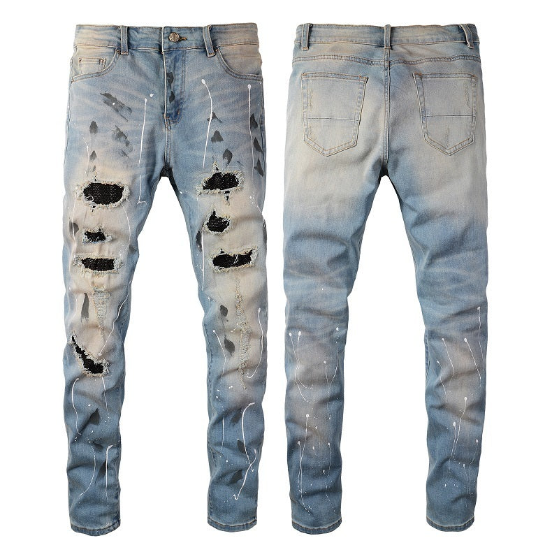 Men Trendy Jeans Pure cotton high quality
