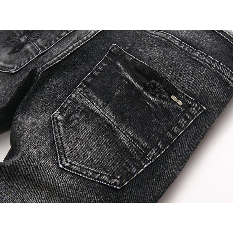 AMIRI Jeans High-quality distressed pure cotton