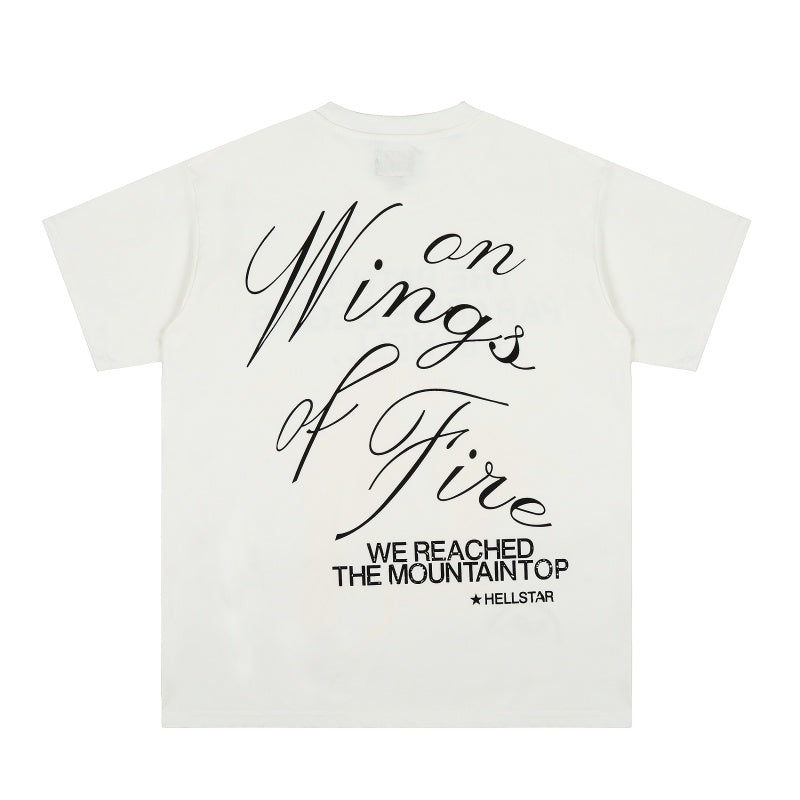 Vintage-style American T-shirt Butter Yellow Watercolor Splash Tee