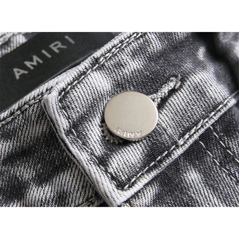 AMIRI Jeans High-quality distressed pure cotton