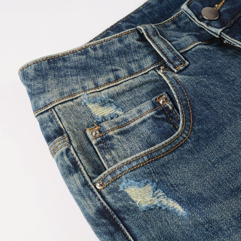 Men Trendy Jeans Pure cotton high quality
