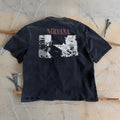 Unisex Vintage T Shirts An ultra-rare piece worn by Kurt Cobain during the 1990 tour: the SONIC YOUTH x NIRVANA collaboration. Crafted from heavyweight 260g pure cotton fabric, it features vintage single-stitch construction and a heavy enzyme-washed