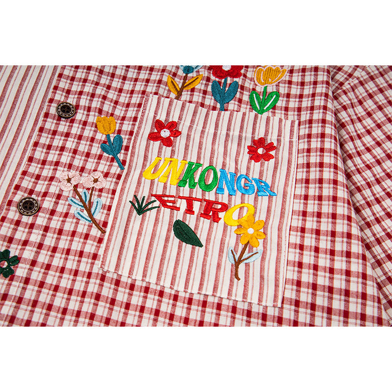 Unisex vintage T-shirt Polo shirt with a stand-up collar