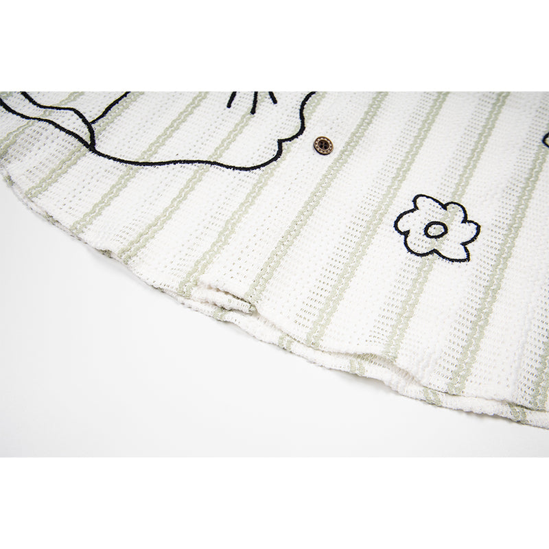 Unisex vintage T-shirt Polo shirt with a stand-up collar