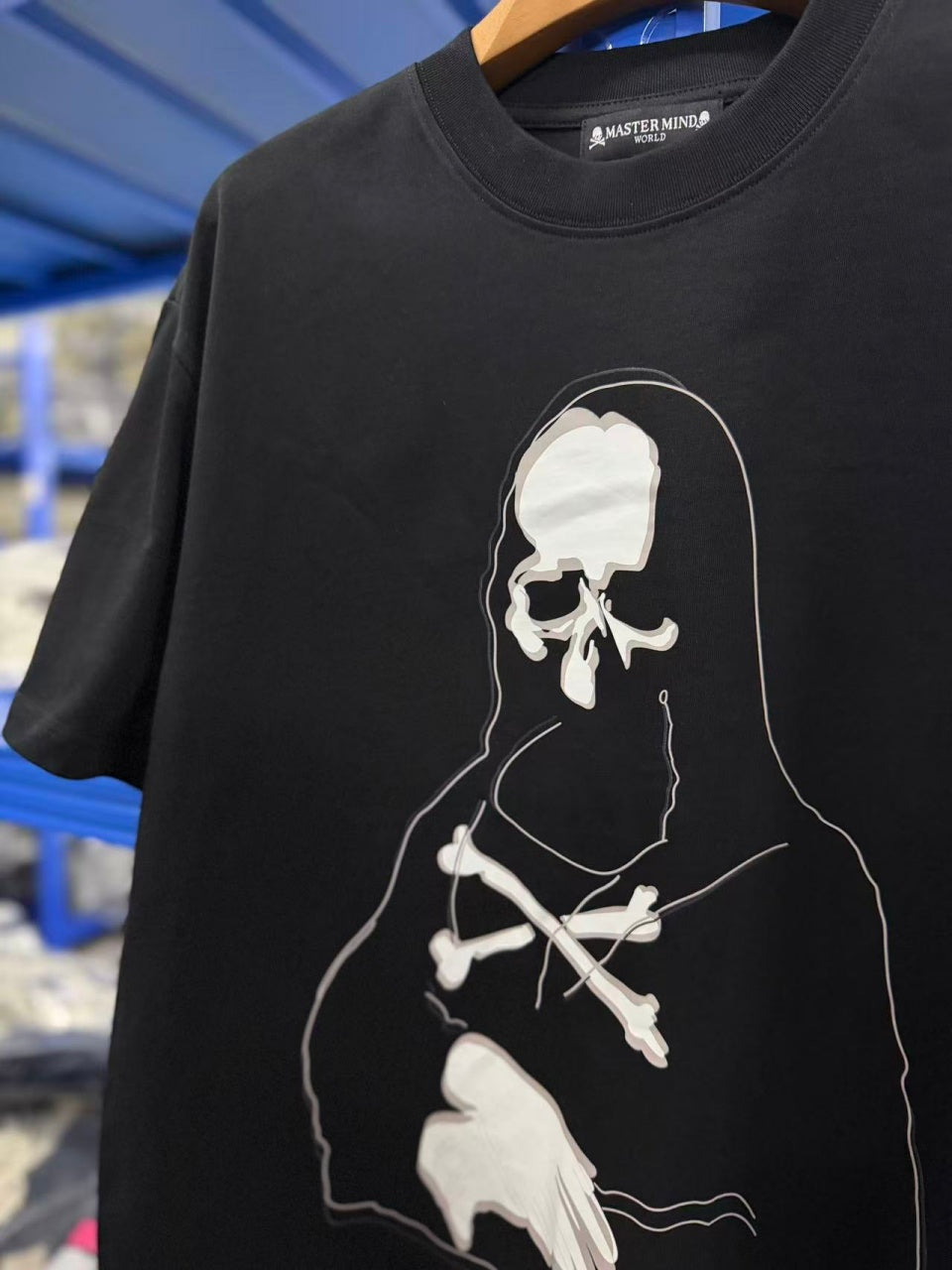 Vintage style washed summer wear T shirt Skull 260G pure cotton high-quality streetwear