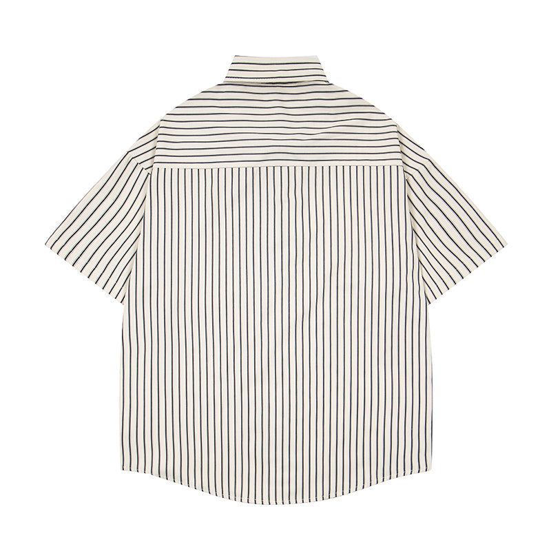 Unisex vintage T-shirt Polo shirt with a stand-up collar
