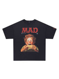 Vintage style washed summer wear T shirt 260G pure cotton high-quality streetwear