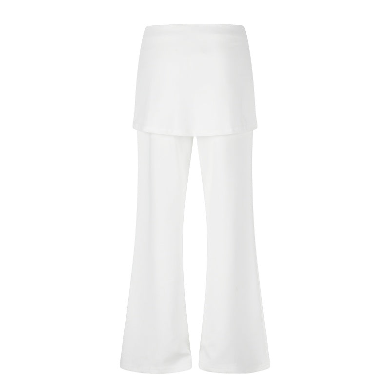 American-style streetwear harem pants Star Print Skirt Overlay Flared Garment