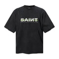 Saint Michael T Shirts Simple Front SAINT Text Subline Small Font Vintage