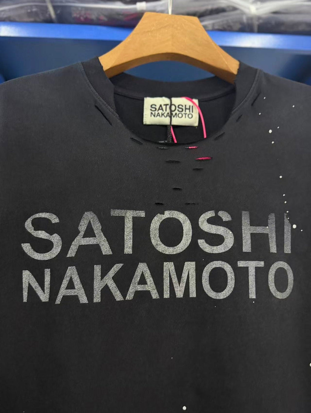 Satoshi Nakamoto t shirt High-quality heavyweight streetwear with a vintage, distressed aesthetic.