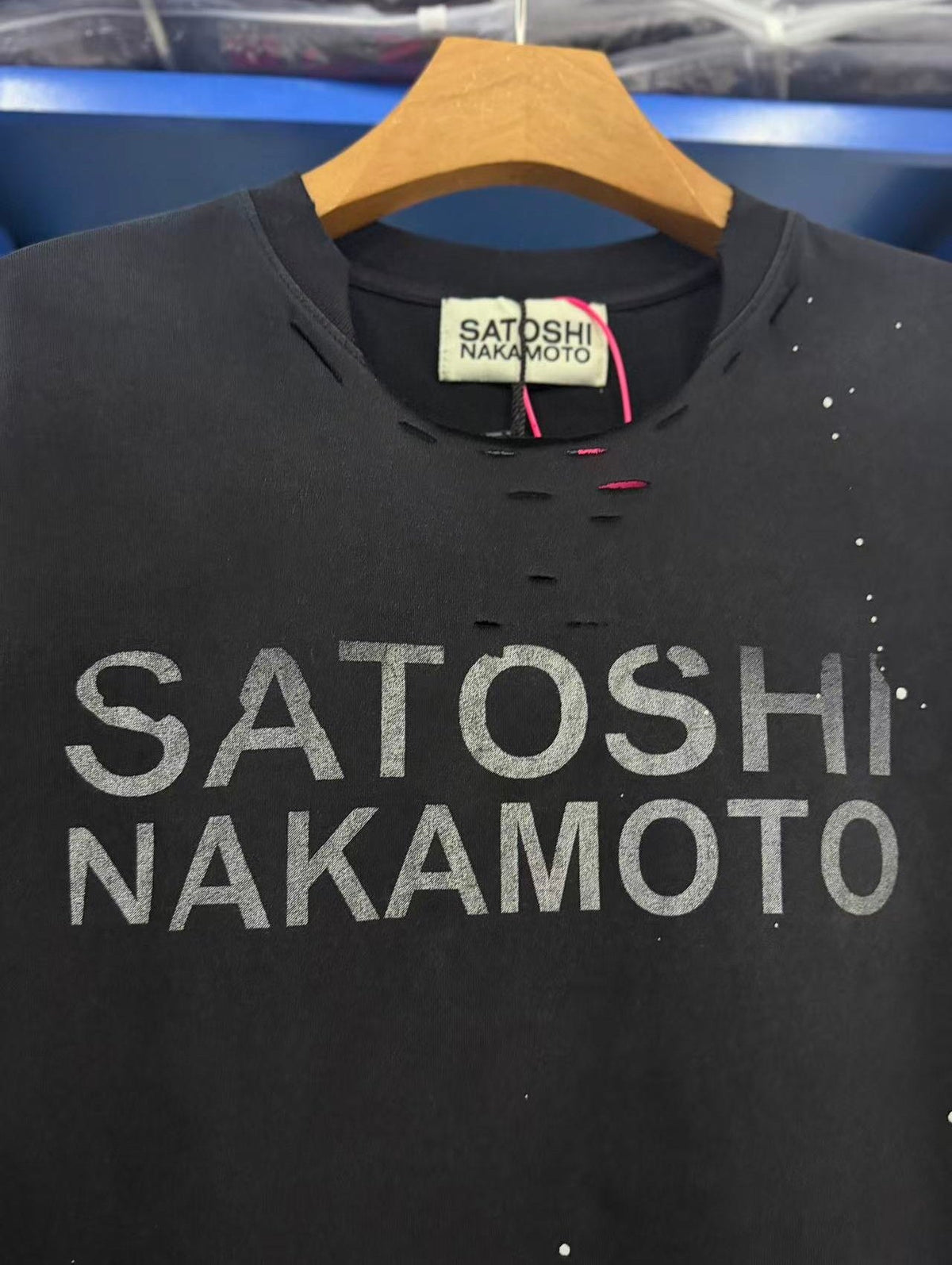 Satoshi Nakamoto t shirt High-quality heavyweight streetwear with a vintage, distressed aesthetic.