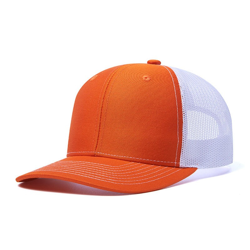 Trendy flat brimmed snapback hatssunshade net hat