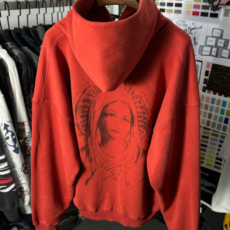 Unisex Vintage Hoodie Saint Michael Cherub American Vintage-Style Washed/Distressed Hoodie