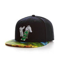 Trendy flat brimmed snapback hatsus dollar