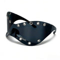 Trendy punk glasses metal rivets