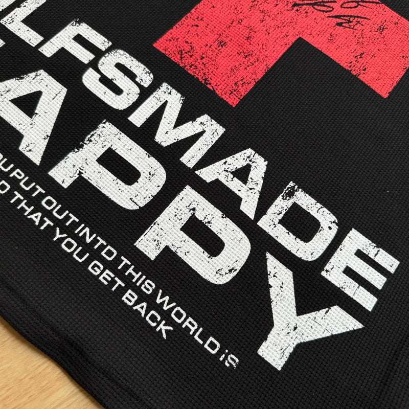 Unisex vintage T-shirt Red letter print