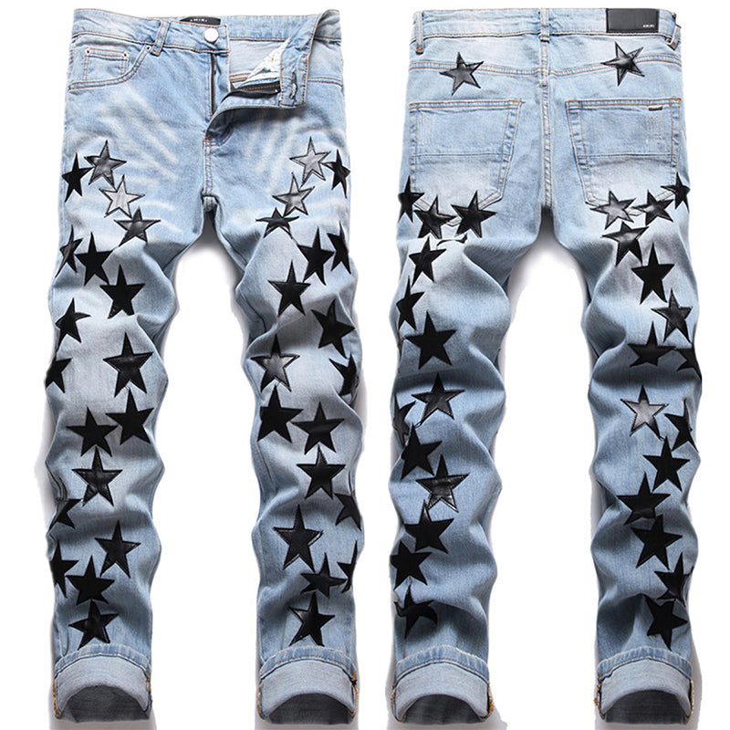AMIRI Jeans High-quality distressed pure cotton