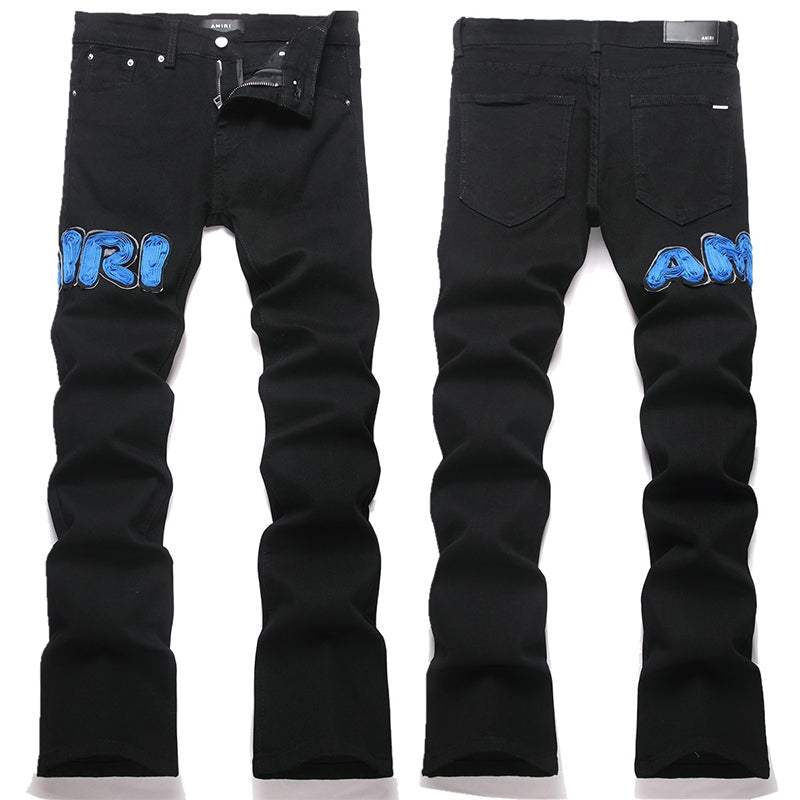 AMIRI Jeans High-quality distressed pure cotton