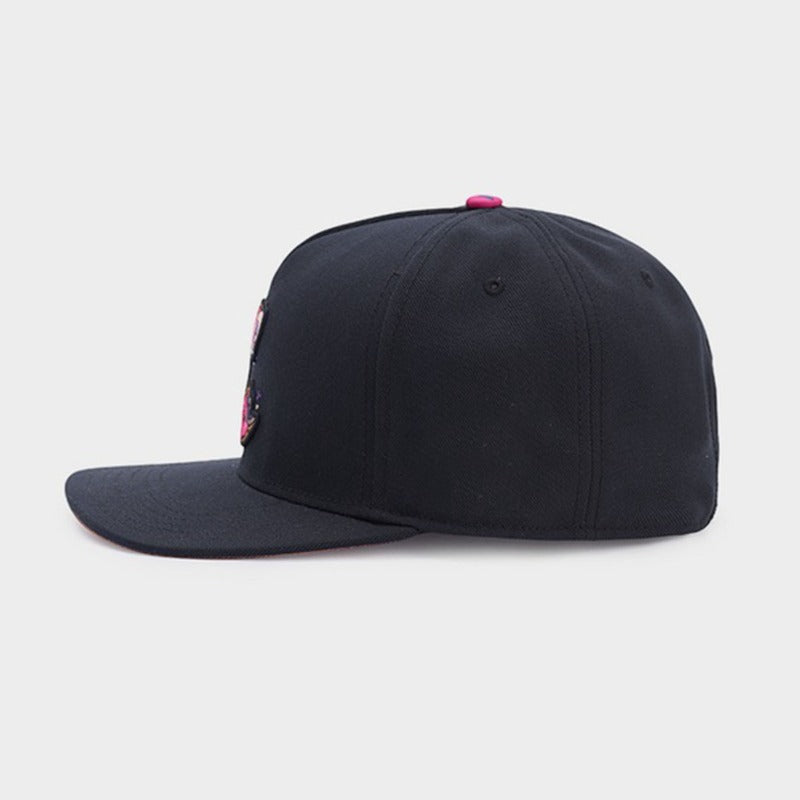 Trendy flat brimmed snapback hats