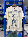 Vintage style washed summer wear T shirt 260G pure cotton high-quality streetwear