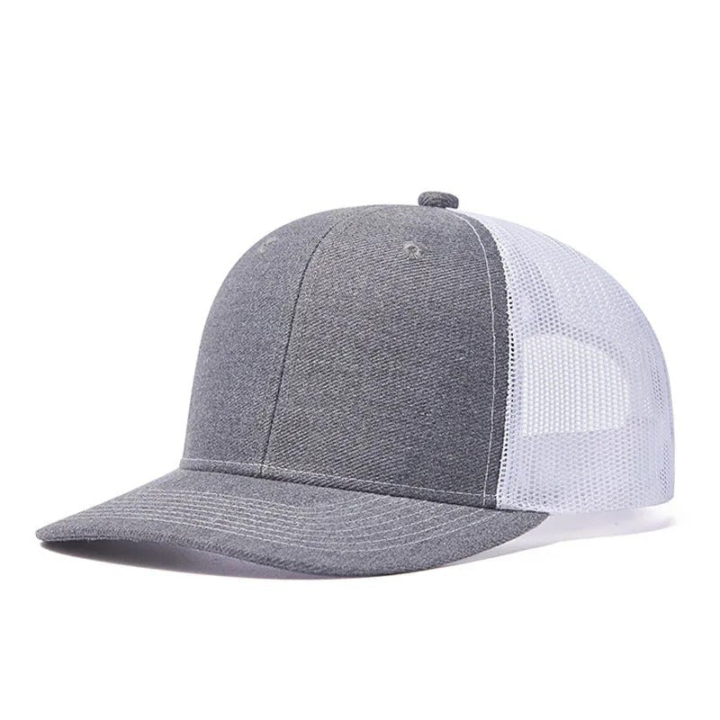 Trendy flat brimmed snapback hatssunshade net hat
