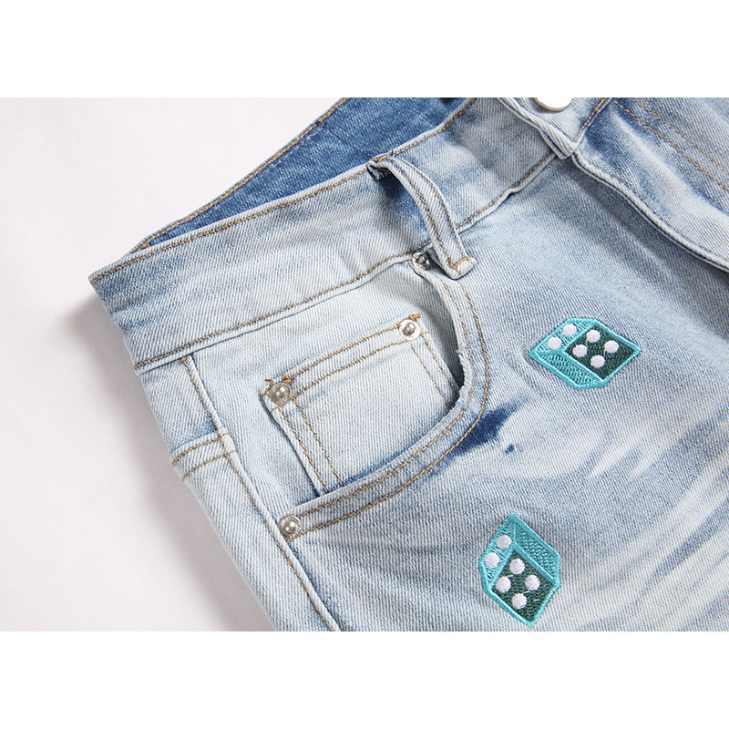 AMIRI Jeans High-quality distressed pure cotton