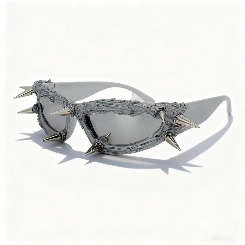 Trendy punk glasses cat eyes