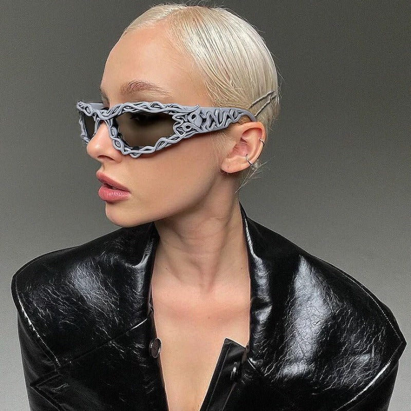 Trendy punk glasses y2k sunglasses